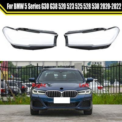 ฝาครอบไฟหน้ารถกระจกหน้าฝาปิดเลนส์ไฟเปิดปิดอัตโนมัติสำหรับ BMW 5 Series G30 G38 520 523 525 528 530 2020 2021 2022