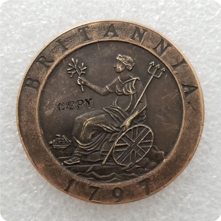 เหรียญเหรียญที่ระลึกเหรียญเลียนแบบเหรียญของสะสมเหรียญ1797เหรียญอังกฤษเหรียญของเล่นสหราชอาณาจักร