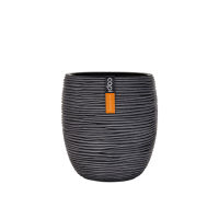 Vase Elegant High Rib (Size W 15 x H 17 cm) - กระถางต้นไม้ Modern แบรนด์ Capi Europe