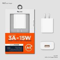 ( Promotion+++) คุ้มที่สุด HOT Ao3ชุดหัวปลั๊กชาร์จเร็ว3A 3AWall Charge 15W 1 Port พร้อมสาย Micro USB &amp;Type-C&amp; iPhone ราคาดี อุปกรณ์ สาย ไฟ ข้อ ต่อ สาย ไฟ อุปกรณ์ ต่อ สาย ไฟ ตัว จั๊ ม สาย ไฟ