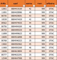 เบอร์สวย เบอร์มงคล D05