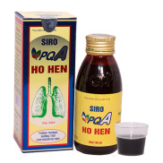 Siro Ho Hen PQA Hỗ Trợ Thông Thoáng Đường Thở Cho Người Hen Suyễn Hộp 125ml