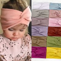 【YF】 Baby Headband Cross Top Knot Elastic Hair Bands Soft Solid big Girls Hairband Accessories Twisted Knotted Headwrap