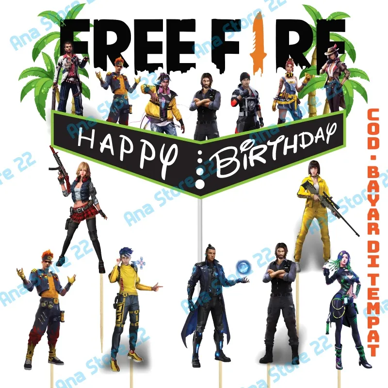 Free Fire Theme Cake | Themed cakes, Cake, Cake pricing