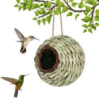 Creative Grass Woven Bird Nest - DIY Weaving Birdhouse for Educational Activities - Garden Decorative Birdhouse