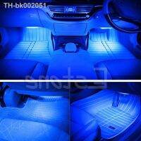 ☊❁¤ New Blue 2X12 LED Car Interior Footwell Floor Decor Atmosphere Light Neon Strips