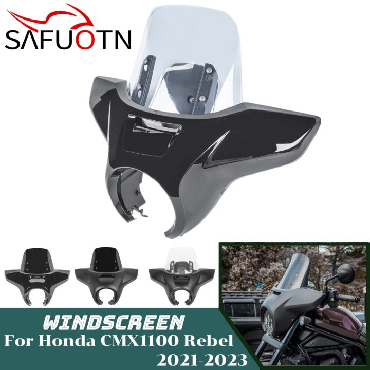 CMX1100 Front Headlight Cover Windscreen Windshield For Honda Rebel CMX ...