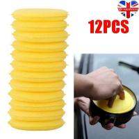 12PCS Car Foam Waxing Pads Vehicle Sponge Applicator Clean Paint Polishing UK