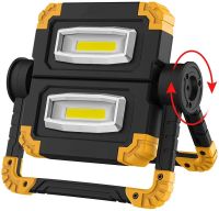 Super Bright 2* COB LED Foldable Work Light 360 Degree Rotatable Searchlight Waterproof Spotlight Powerful Work Lamp