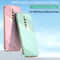 สำหรับ OPPO Reno 2F/Reno เคสโทรศัพท์2Z,6D Electroplating TPU Soft Shell Anti Drop Back Cover