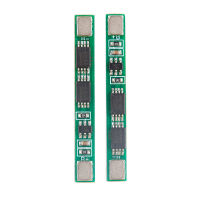 HITN 1ชิ้นแบตเตอรี่ Li-Ion 4A 3.7V 18650 BMS PCM แผ่นป้องกัน MOS คู่