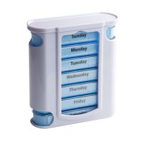 Portable 7 Days Medicine Medical Pill Box 28 Grids Weekly Pill Case Storage Box Travel Medicine Box Holder Tablet Organizer Medicine  First Aid Storag