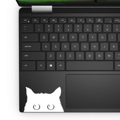 Yingke แผ่นรองแทร็คแพดแมวน่ารักสติ๊กเกอร์ตบแต่งสำหรับ Macbook Pro 16 "Air Retina 11 12 13 14 15นิ้วโน้ตบุ๊ก Mac ผิวทัชแพด