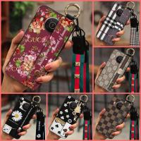 Soft Case cute Phone Case For Nokia X20/X10 Original Soft classic Phone Holder Wrist Strap armor case Plaid texture TPU