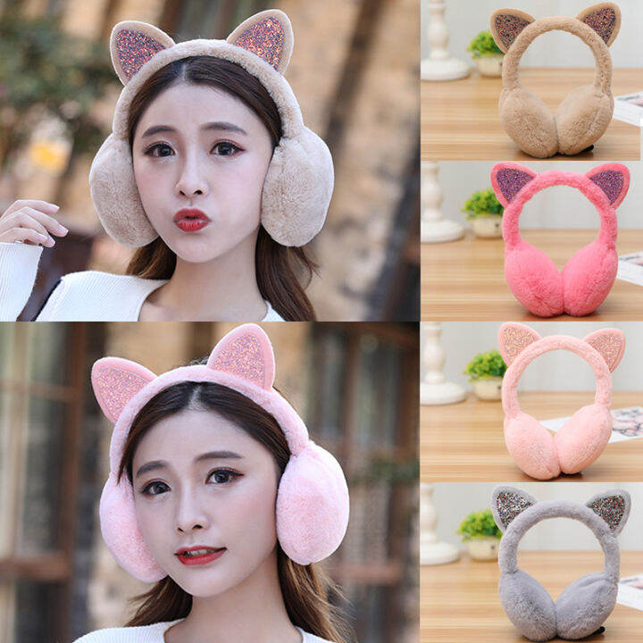 women-earmuffs-winter-warm-cartoon-cat-ears-warm-outdoor-sequin-casual-fluffy-earflap-headband-hot-sale-cute-girls-headwear