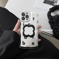 hot style High-end silver letter phone case mirror stand suitable for 14iphone13promax12new11