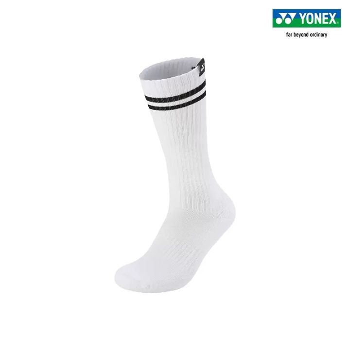 yonex-yonex-ถุงเท้าเล่นแบดมินตันของผู้หญิงถุงน่องกีฬาถุงเท้าเทนนิสหนาด้านล่างผ้าเช็ดตัวผู้หญิง245232ใหม่