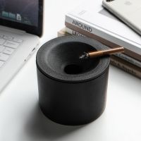 Household Desk Accessories With Cover to Prevent Fly Ash Tea Table Ashtray for Home Office Ashtrays Creative Simplicity Smoking