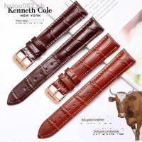 【ซูสต็อกพร้อมใช้】▫✖Kenneth Cole สายนาฬิกาข้อมือ KennethCole สายหนังผู้หญิงและผู้ชายสไตล์เข็มกลัดสร้อยข้อมือ16 20