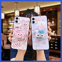 Cartoon Original Phone Case For iphone 11 cartoon Shockproof foothold Anti-knock Dirt-resistant Waterproof drift sand