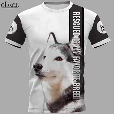 2023 Newest Summer Fashion Popular Siberian Husky Men Women T Shirt 3D Print Harajuku Streetwear Couple Tops Drop Shipping
