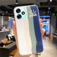 เคสใส่โทรศัพท์ใหม่ Realme สี C51 / C53 / C55 / C55 NFC 2023นิ่มแฟชั่นกันกระแทกเคสฝาครอบ TPU สีรุ้งไล่ระดับสีสวยงามสำหรับ RealmeC53