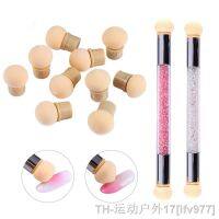 hot【DT】♙❏▧  Double-ended Gradient Shading Dotting Sponge Rhinestone Handle Painting