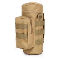 กระเป๋าขวดน้ำ Molle สำหรับกลางแจ้งกระเป๋าใส่กระติกน้ำยุทธวิธีกระเป๋าสะพายบ่าเอวสำหรับแฟนทหารปีนเขากระเป๋าเดินป่าตั้งแคมป์