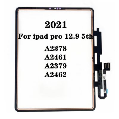 สำหรับ IPad Pro 12.9 2021 5th A2378 A2379 A2462หน้าจอสัมผัสเปลี่ยนชุดประกอบเซ็นเซอร์ติดกระจก Digitizer