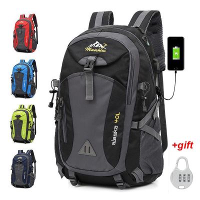 Anti-Theft Mountaineering Waterproof Backpack Men Riding Sport Bags Outdoor Camping Travel Backpacks Climbing Hiking Bag For Men