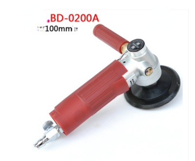 สีแดง BD-0200A-with 100มิลลิเมตรดิสก์เหนียวนิวเมติกน้ำบดอากาศเครื่องขัดหินเครื่องบดนิวเมติก