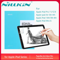 Nillkin Paperlike Matte PET Film Screen Protector for Apple iPad Pro 11 12.9 2022 Air 5th 4th iPad 10th 2022 9th 8th for Painting Sketching Writing Note-taking