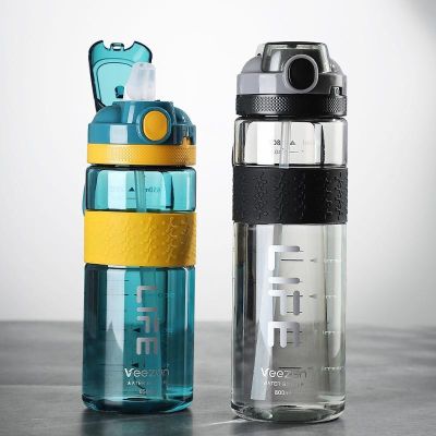 ☞◇  Internet celebrity plastic water cup large capacity mens sports portable fitness outdoor space straw anti-fall summer