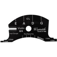 Violin Bridges Multifunctional Mold Template 4/4 Violin Bridges Repair Reference Tool Fingerboard Scraper Making Tools Easy to Use