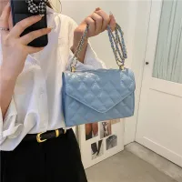 2022 ใหม่ฤดูใบไม้ผลิกระเป๋าสตรีแฟชั่น rhombus chain tote กระเป๋า cross - border หนึ่งไหล่ messenger กระเป๋าถือ-SH60269 【BYUE】