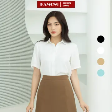 Áo Sơ Mi Nữ Tay Ngắn Giá Tốt T08/2023 | Mua Tại Lazada.Vn