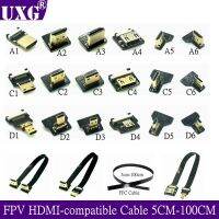 Fpv ไมโครมินิ Hd-90องศาอะแดปเตอร์ริบบิ้น Fpc เข้ากันได้เฟลท Hdmi พิทช์20pin สำหรับกล้อง Dslr การถ่ายภาพทางอากาศหลายทาง