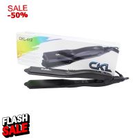 gfu24 เครื่องหนีบผมเงา CKL-412 HAIR STRAIGHTENER เครื่องหนีบผมตรงไฟฟ้า ปรับความร้อน4ระดับ หน้าหนีบกว้าง 40มิลขนาดใหญ่หนีบได้ไวกว่า เครื่องหนีบร้านเสริมสวย ที่หนีบผมลอน