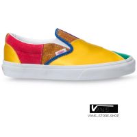 VANS SLIP ON PRIDE PATCHWORK TRUE WHITE (สินค้ามีประกันแท้)