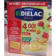 Bột ăn dặm RIDIELAC GOLD 4 Vị Mặn - Hộp giấy 200g