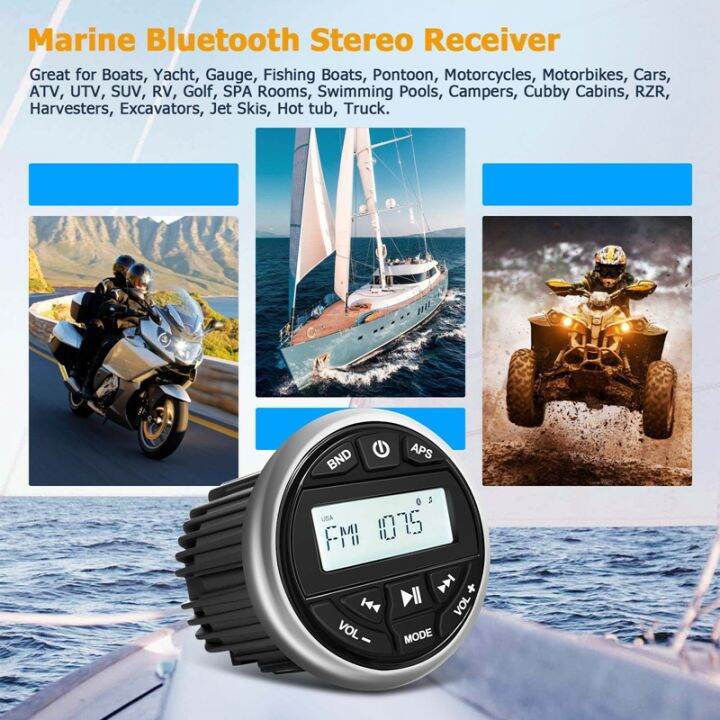 waterproof-bluetooth-marine-mp3-player-bluetooth-radio-with-mp3-player-am-fm-radio-usb-for-streaming-music