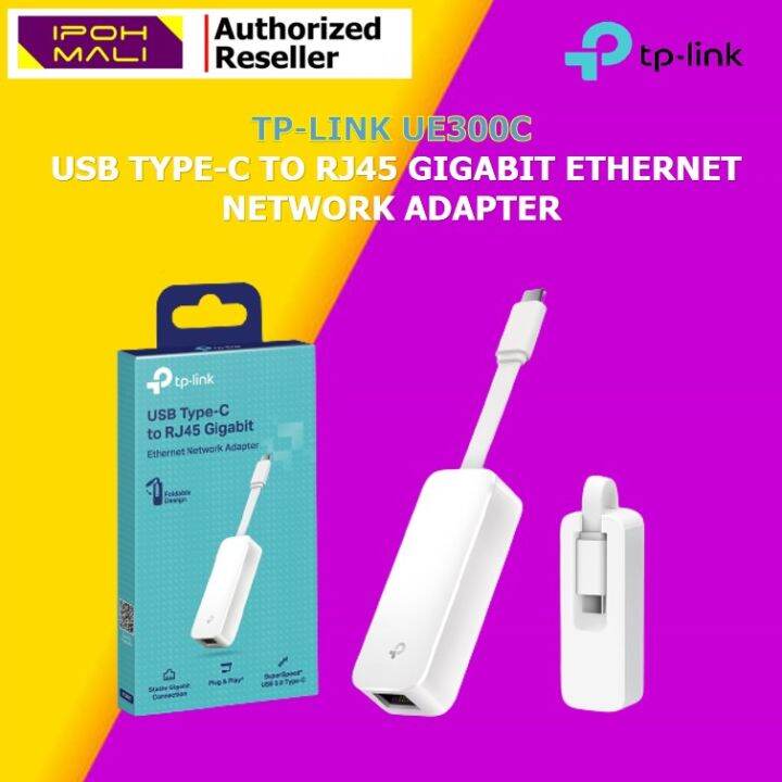 TPLink UE300C USB TypeC to RJ45 Gigabit Network Adapter Lazada
