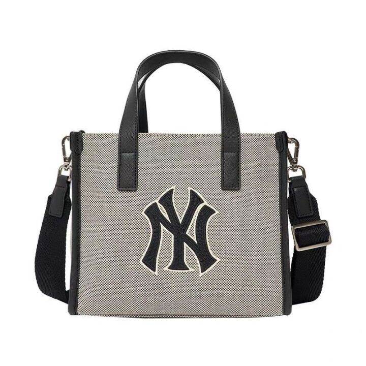 mlb-official-ny-south-korea-ml-spring-new-ny-full-standard-presbyopia-retro-shoulder-bag-handbag-large-capacity-commuter-tote-bag