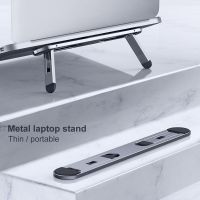 Laptop Stand Suporte Notebook Tablet Accessories Macbook Pro Stand Mini Foldable Laptop Portable Holder Cooling Stand For Office Laptop Stands