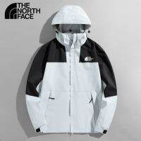 The North Face แจ็คเก็ตผู้ชาย,แจ็กเก็ต3-In-1ถอดออกได้กันลมกันน้ำฤดูใบไม้ผลิและเสื้อแจ็คเกตสำหรับวัยรุ่นชายชุดว่ายปีนเขาคู่รัก