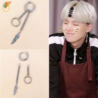 1Pc KPOP BTSเคสโทรศัพท์ลายบังทันต่างหูพู่ยาวห้อยDangle Anting Studของขวัญ