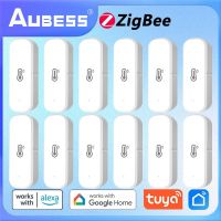 Aubess ZigBee อุณหภูมิความชื้น Sensor เครื่องวัดอุณหภูมิในร่ม Hygrometer Smart Home Security Alarm ระบบ Tuya Smart Life Alexa