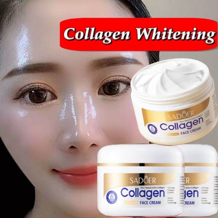 100ML Natural Brightening CreamCollagen Anti-Wrinkle Cream Whitening ...