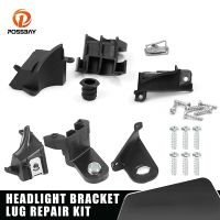 【LZ】❡  Car Headlight Bracket Repair Kit Headlamp Mounting 51816682 51816681 for Fiat 500 2007 2008 2009 2010 2011 2012 2013 2014 2015