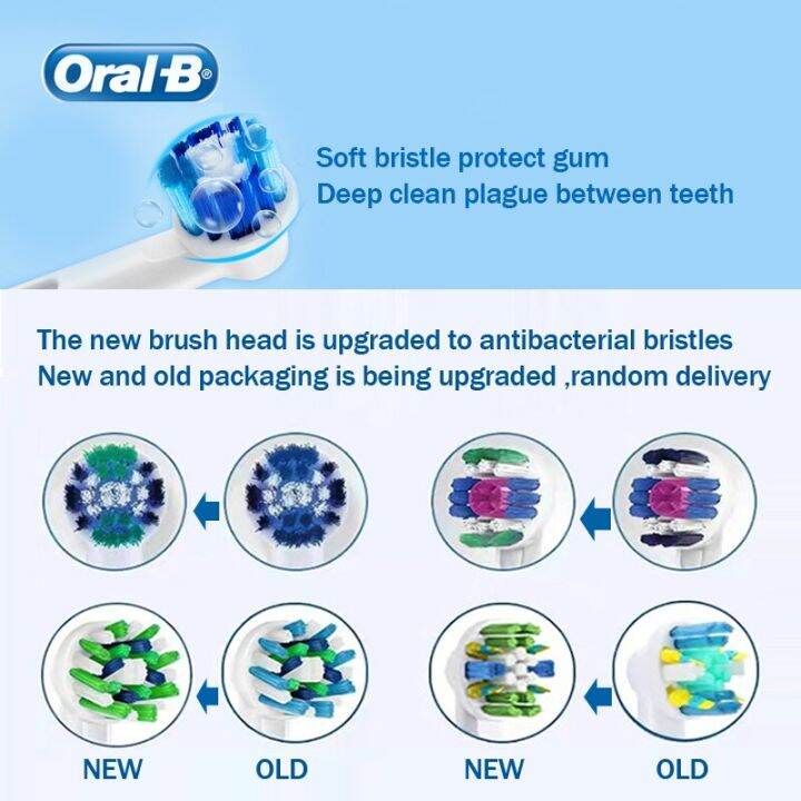 พลัง-oral-b-แปรงสีฟันไฟฟ้าการหมุนอัจฉริยะชาร์จได้แทนที่หัวฉีดปาก-b-หัวฉีดหัวแปรงสีฟันเปลี่ยนได้สร้อยข้อมือเสริมสุขภาพ